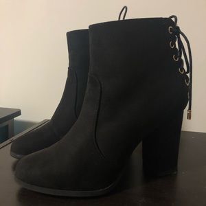 Black Heeled Booties